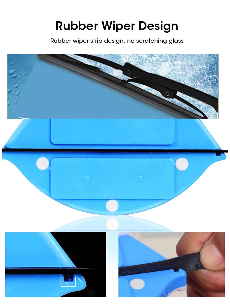 Double-layer Strong Magnetic Glass Wiper Tool