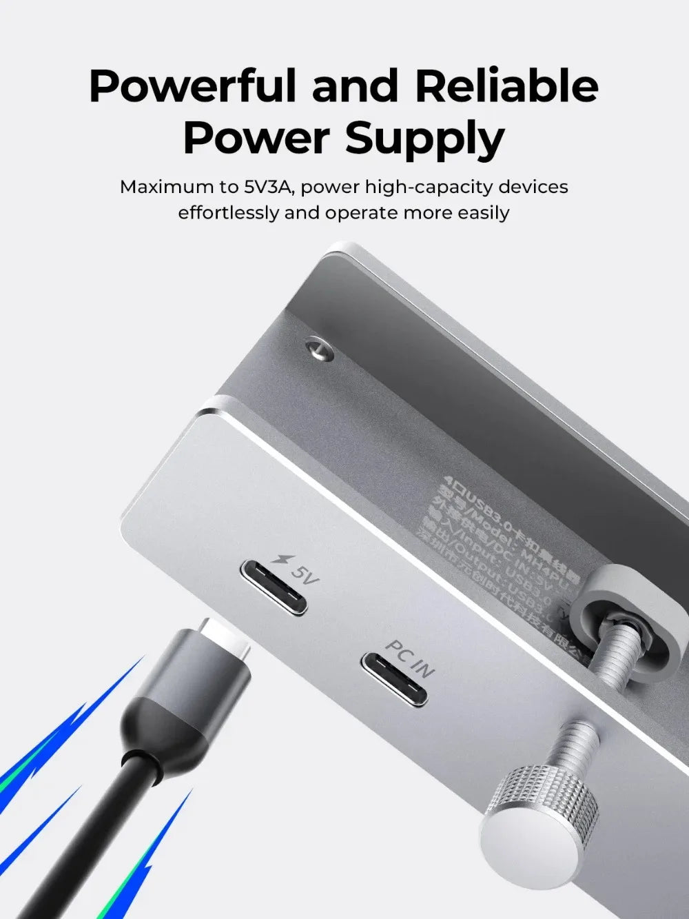 USB 3.2 HUB Power Super High Speed Expansion Accessories