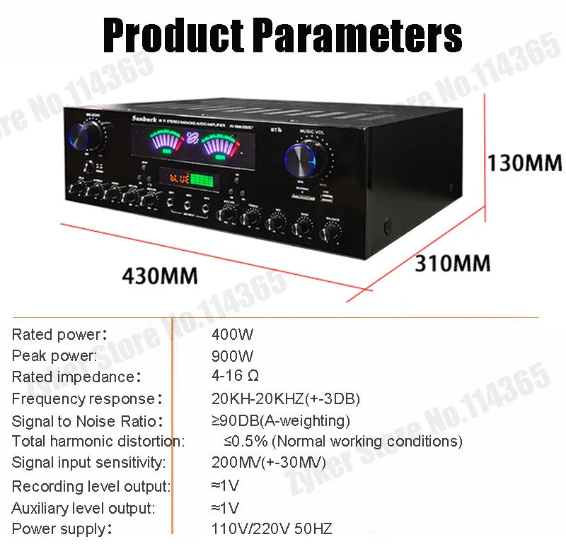 AV-555BT/999BT Bluetooth Sound Amplifiers