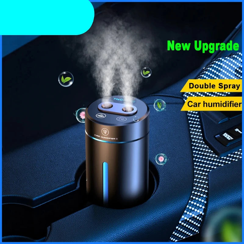 Aluminium Alloy Dual Spray Car Air Humidifier