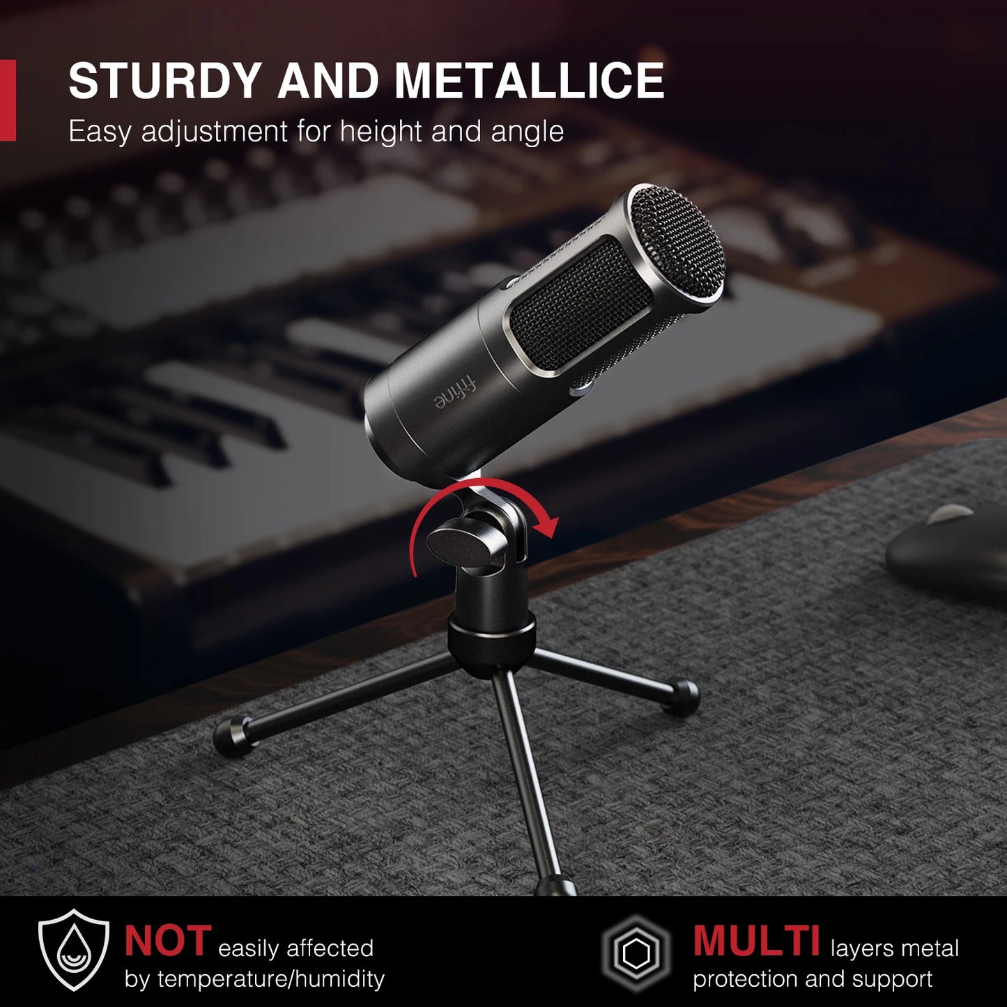 Vocal Podcast Mic with Cardioid Pattern