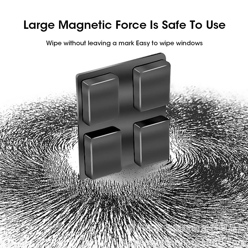 Double-layer Strong Magnetic Glass Wiper Tool