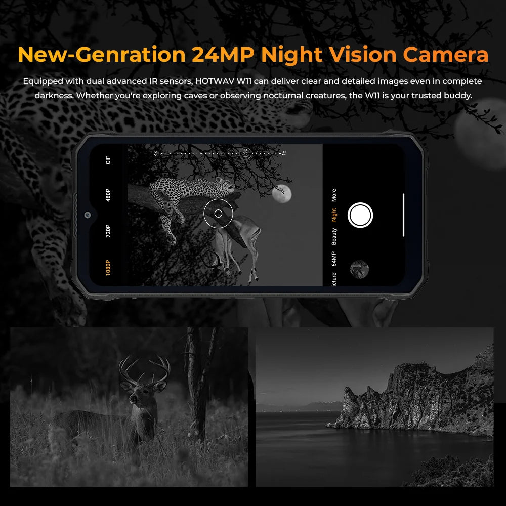 280LM Flashlight 6.6'' FHD+ 20800mAh Battery Smartphone