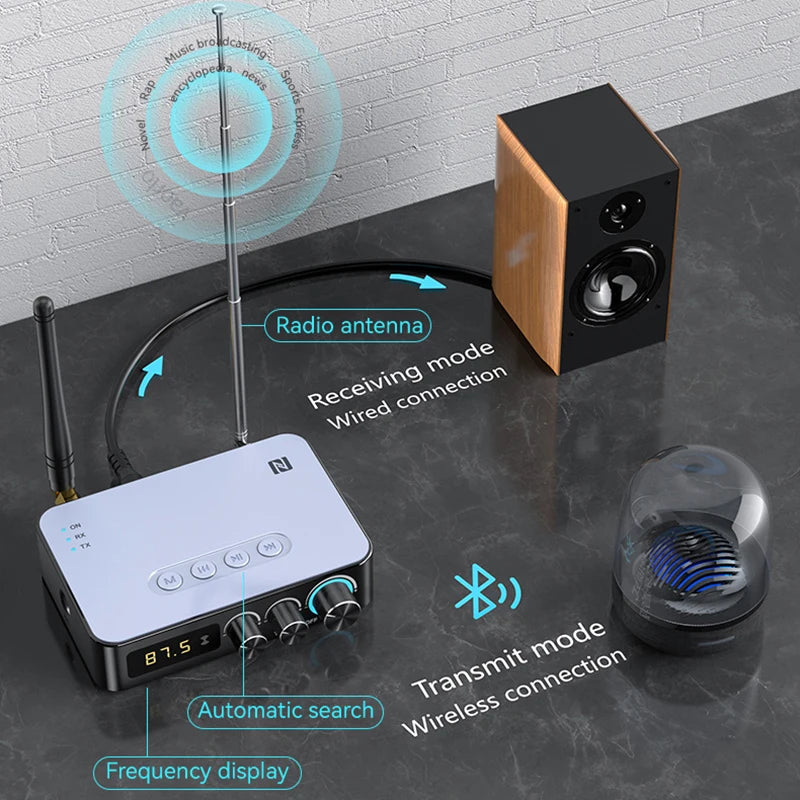 Bluetooth Audio Receiver Transmitter DSP Wireless Adapter