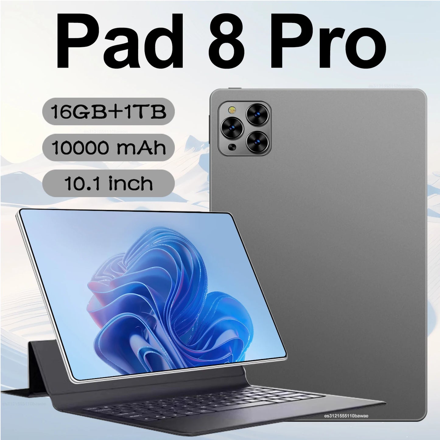 New 8 Pro Android 13.0 10000mAh Tablet