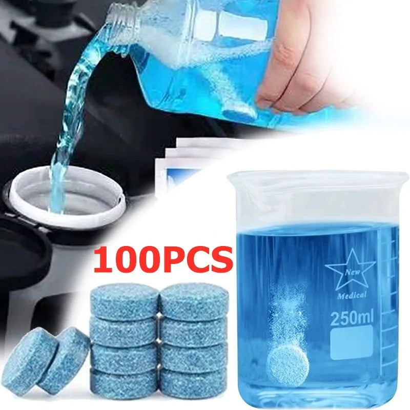 Auto Wiper Glass Solid Cleaning Concentrated Tablets Detergent