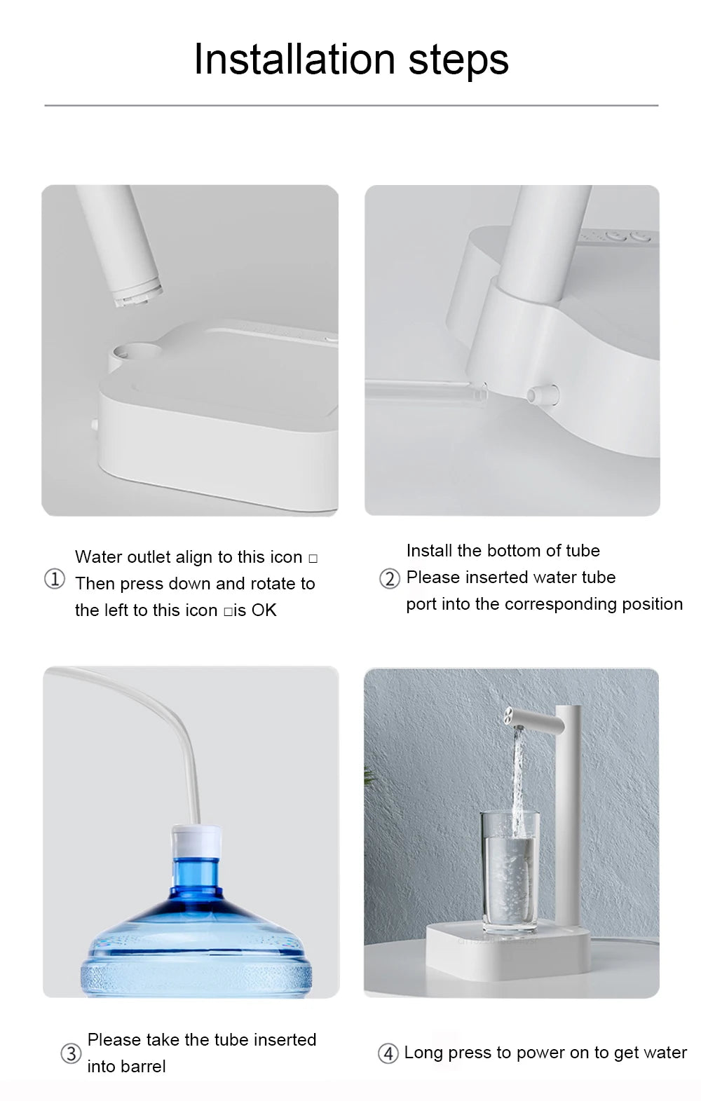 Automatic Electric Water Desk Dispenser