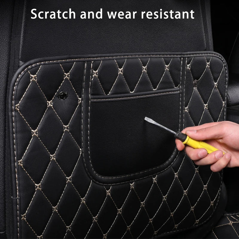 Anti-Kick Mats Auto Seat Back Protector Cover