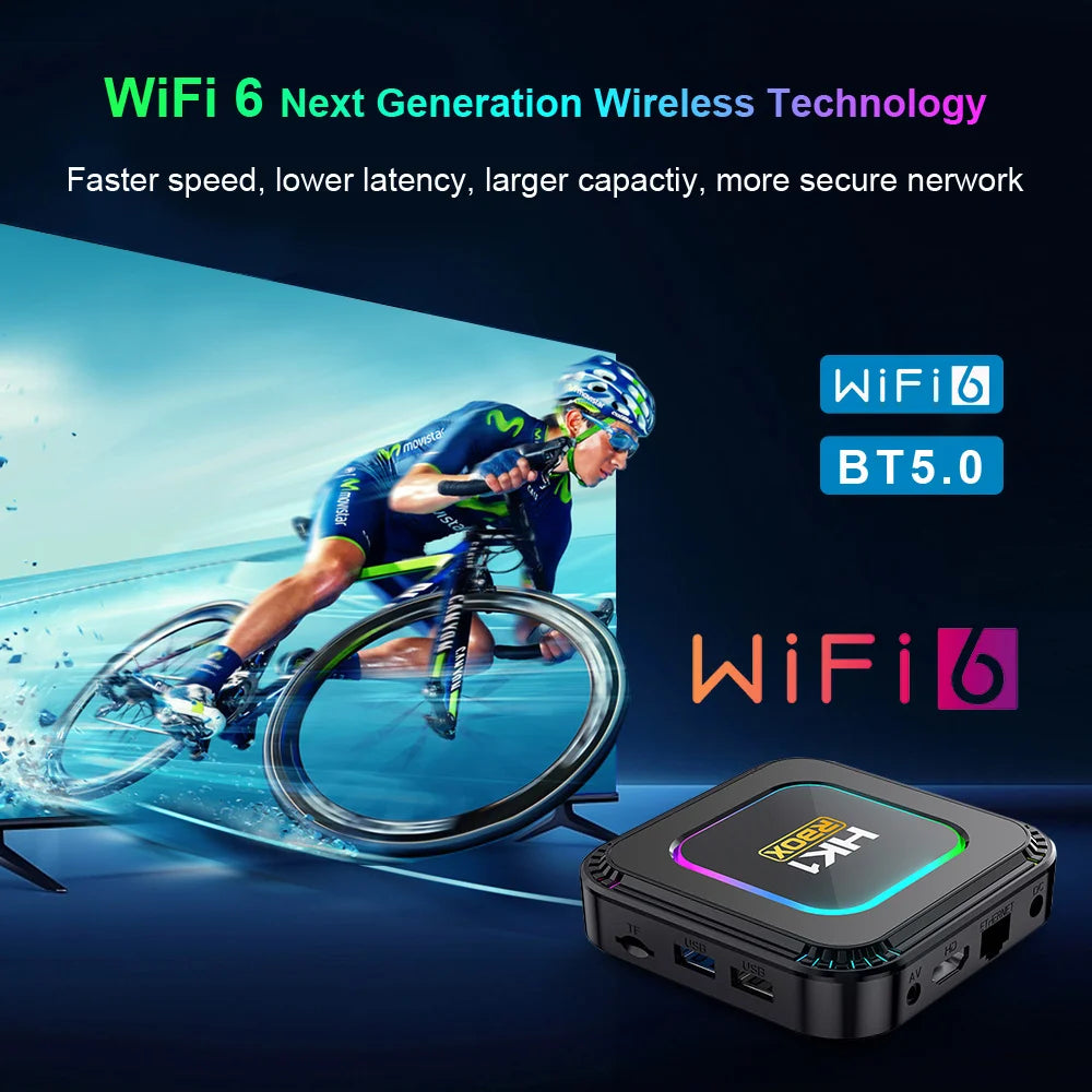 128GB RK3528 WiFi6 BT 5.0 4K 8K Video Media Player Set