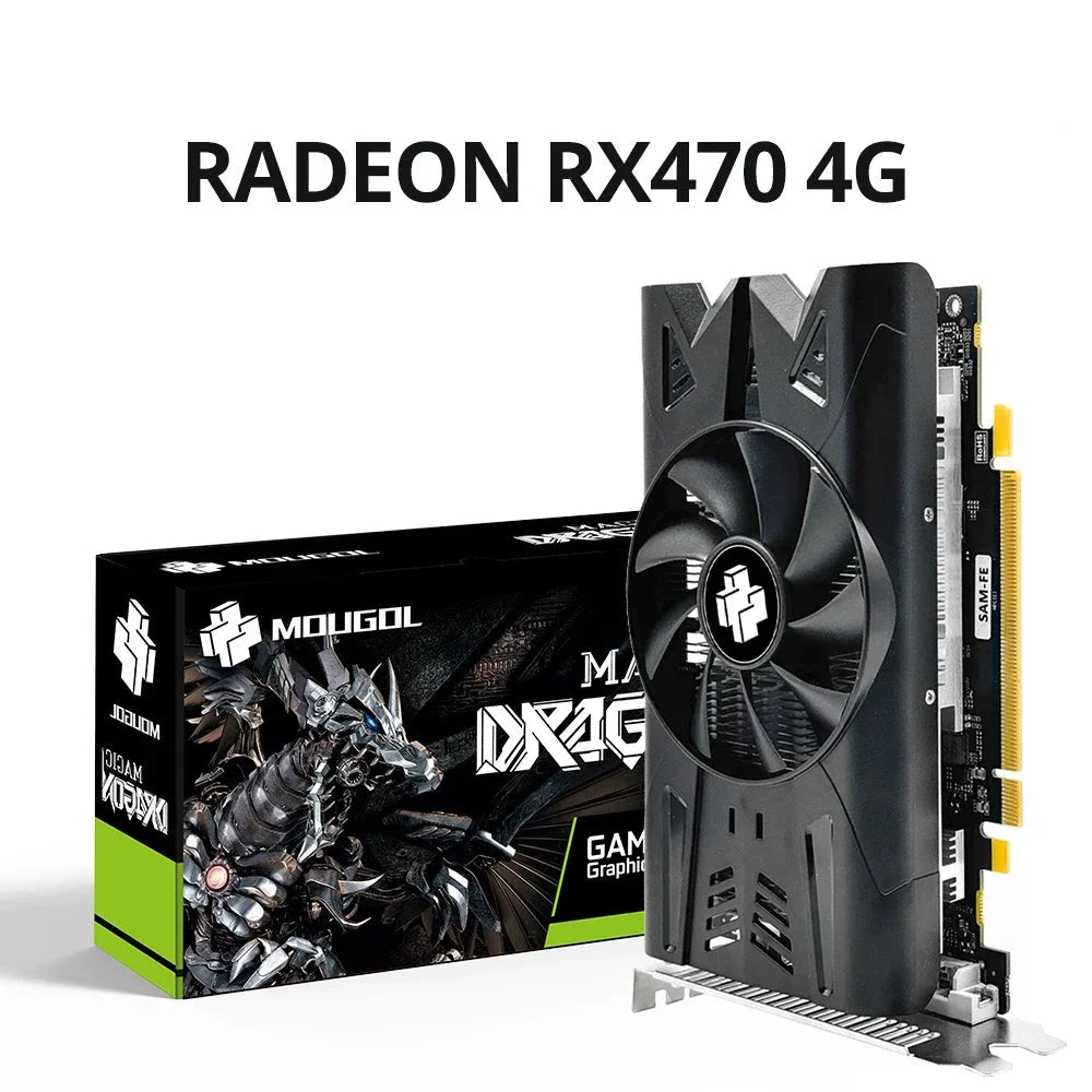 MOUGOL AMD Radeon RX470 4G Graphics Card