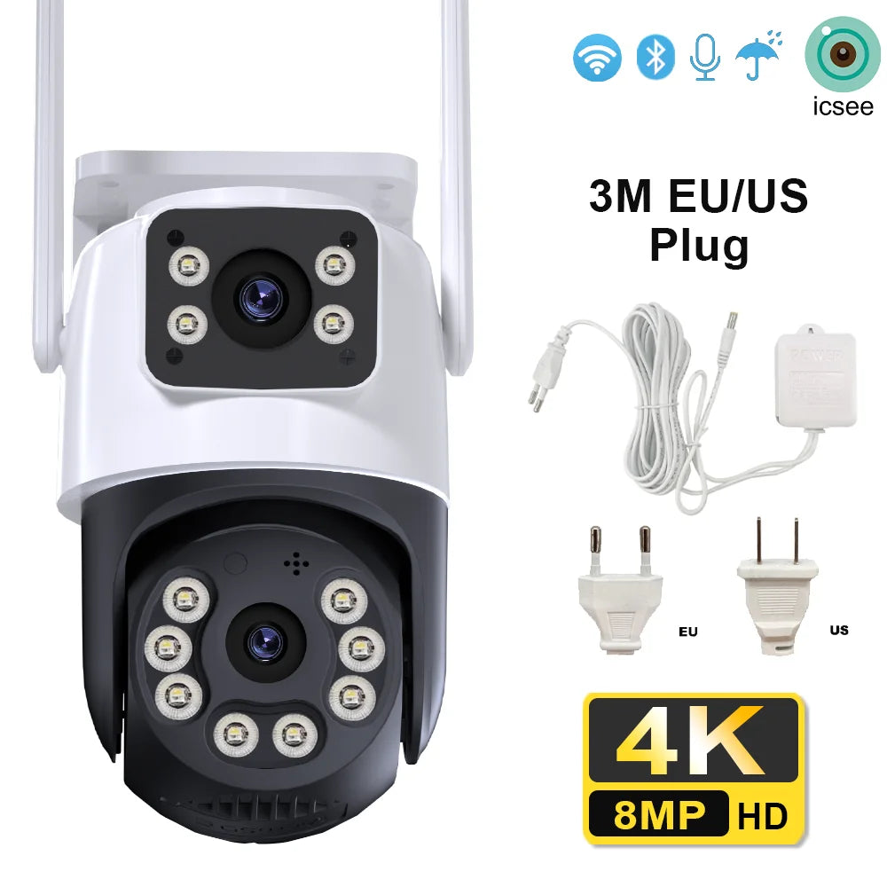 8MP Outdoor Wifi PTZ Camera