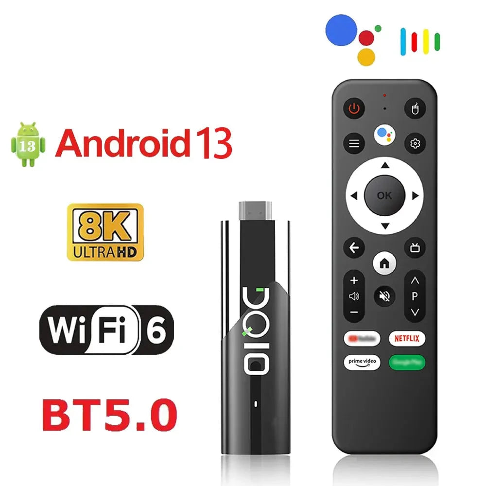 H618 Quad Core Cortex A53 Voice Remote Smart TV Box