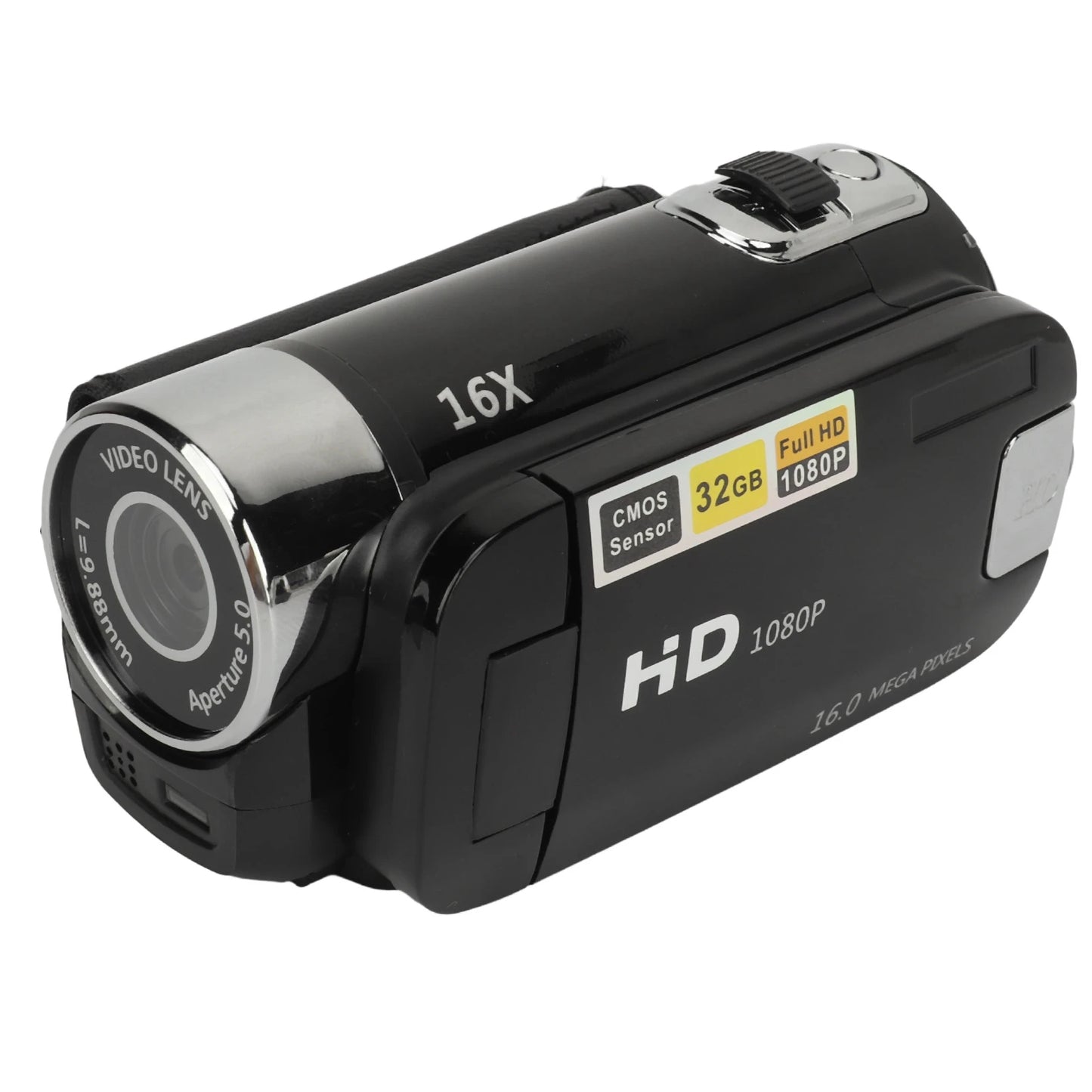 1080P 16MP Digital Camera 2.4 Inch Rotatable Screen Camcorder