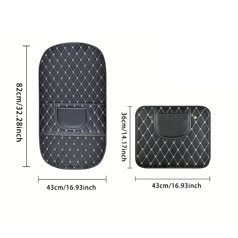 Anti-Kick Mats Auto Seat Back Protector Cover