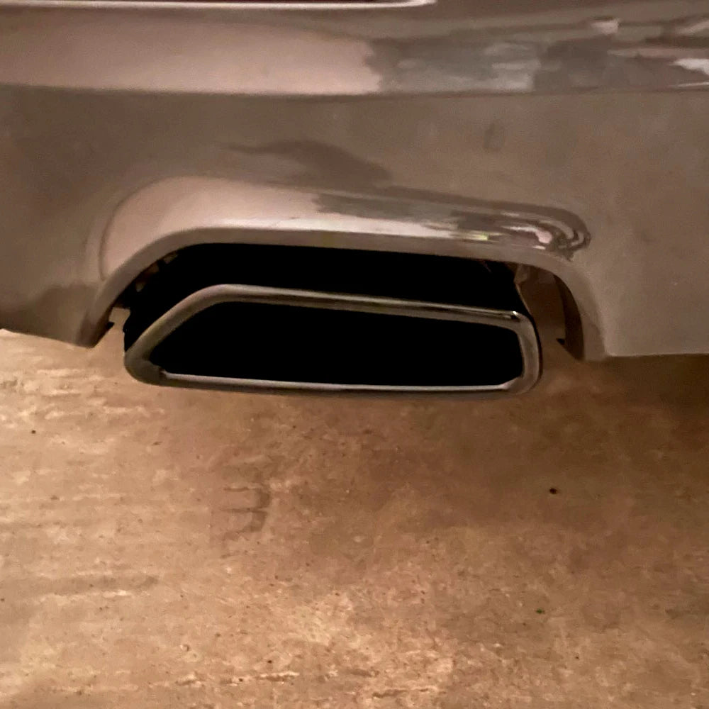 New  Stainless Steel Black Car Exhaust Pipe Cover