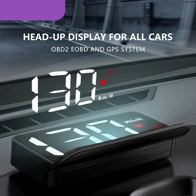 Digital Display GPS Head-Up Car Speedometer