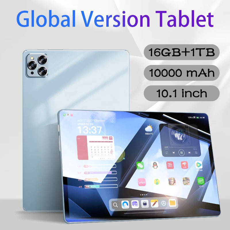 16GB + 1TB  10.1 inch  Qualcomm Snapdragon Tablet