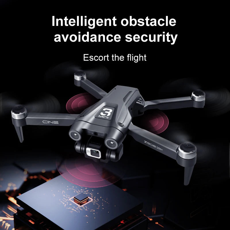 Obstacle Avoidance Brushless Four-Axis Folding RC Quadcopter Toys