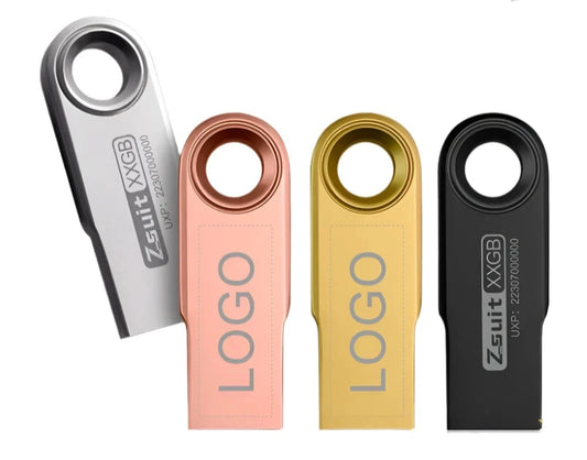 ZSUIT 10PCS/Lot Metal USB Flash Drive