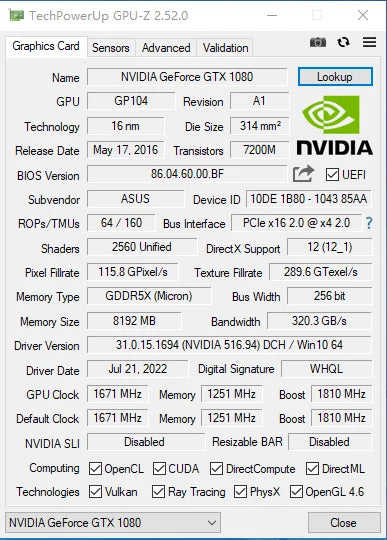 New Mllse Graphics Card