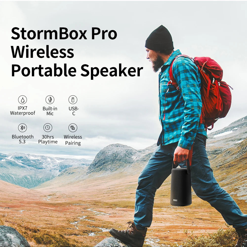 New Tribit StormBox Pro Portable Bluetooth Speaker