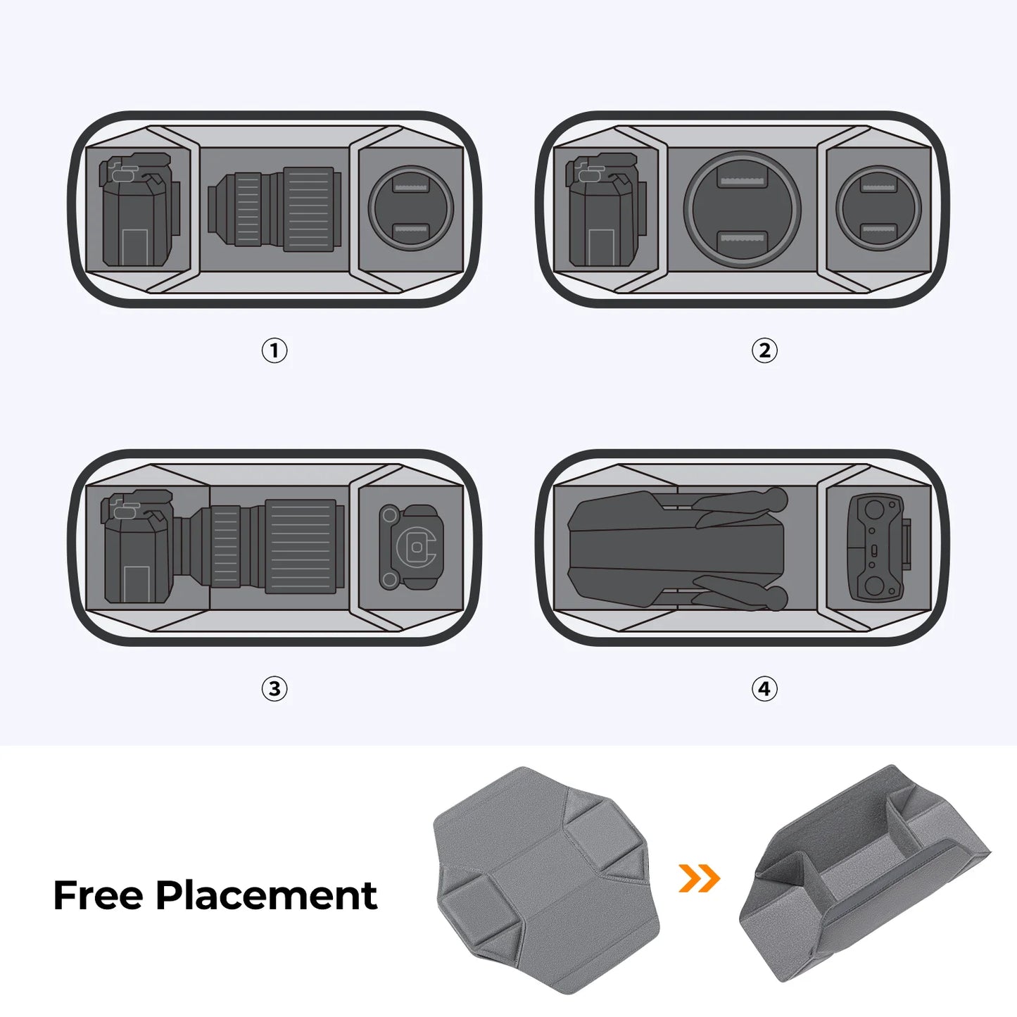 New  Concept Portable Single Shoulder Camera Bag