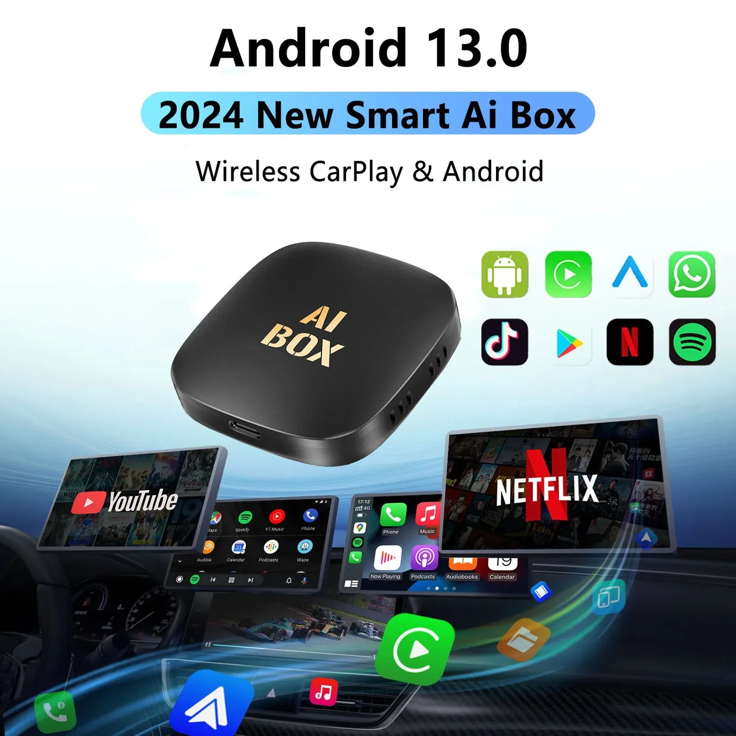 Android 13 CarPlay Smart Ai Box