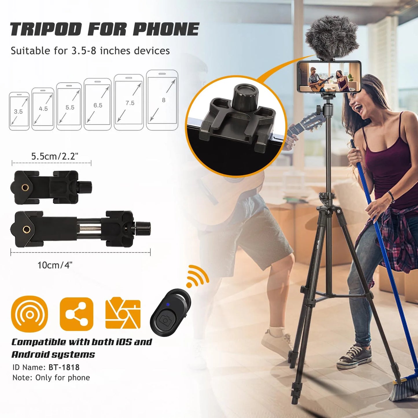 New Professional Horizontal Tripod