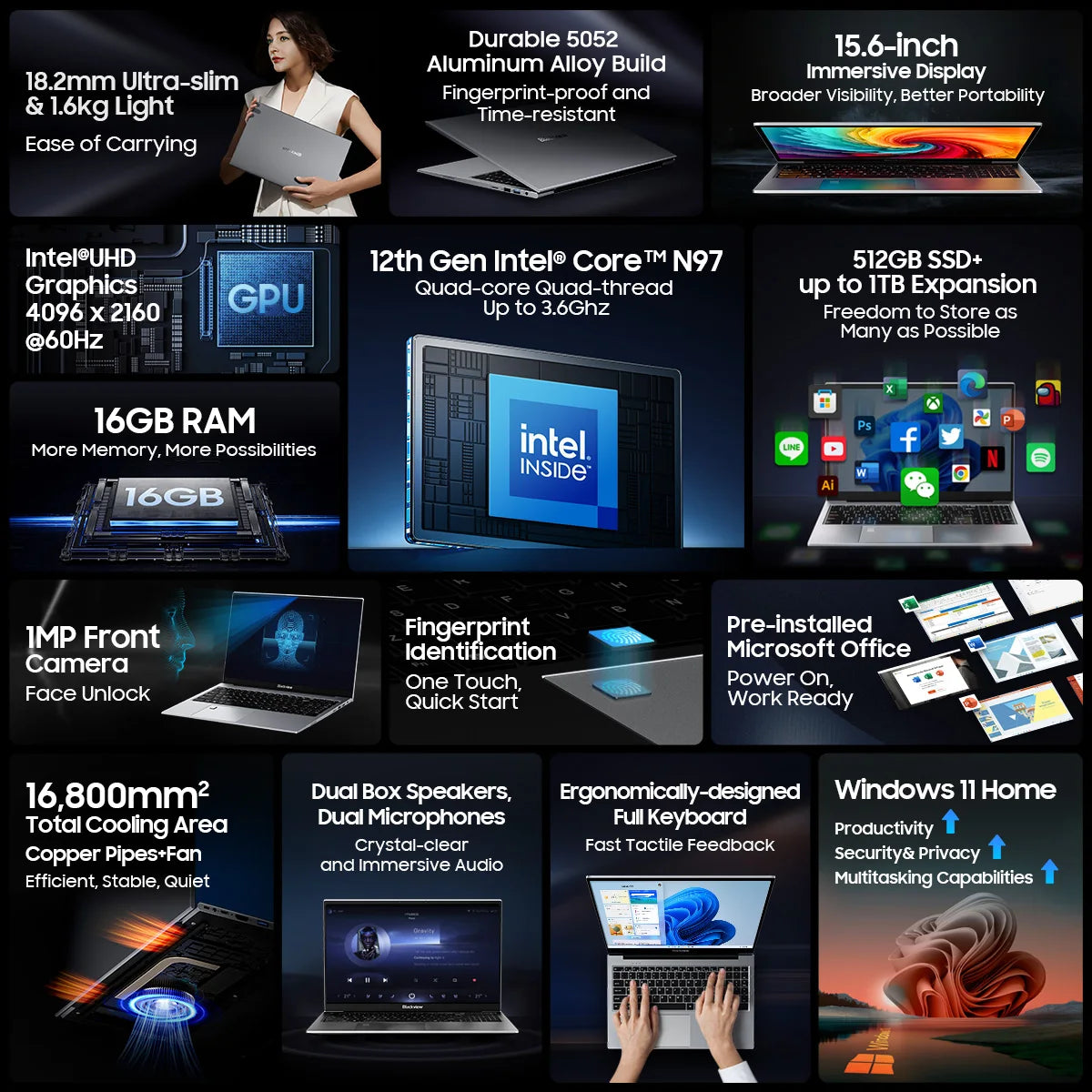 New Blackview Acebook 8 Laptop