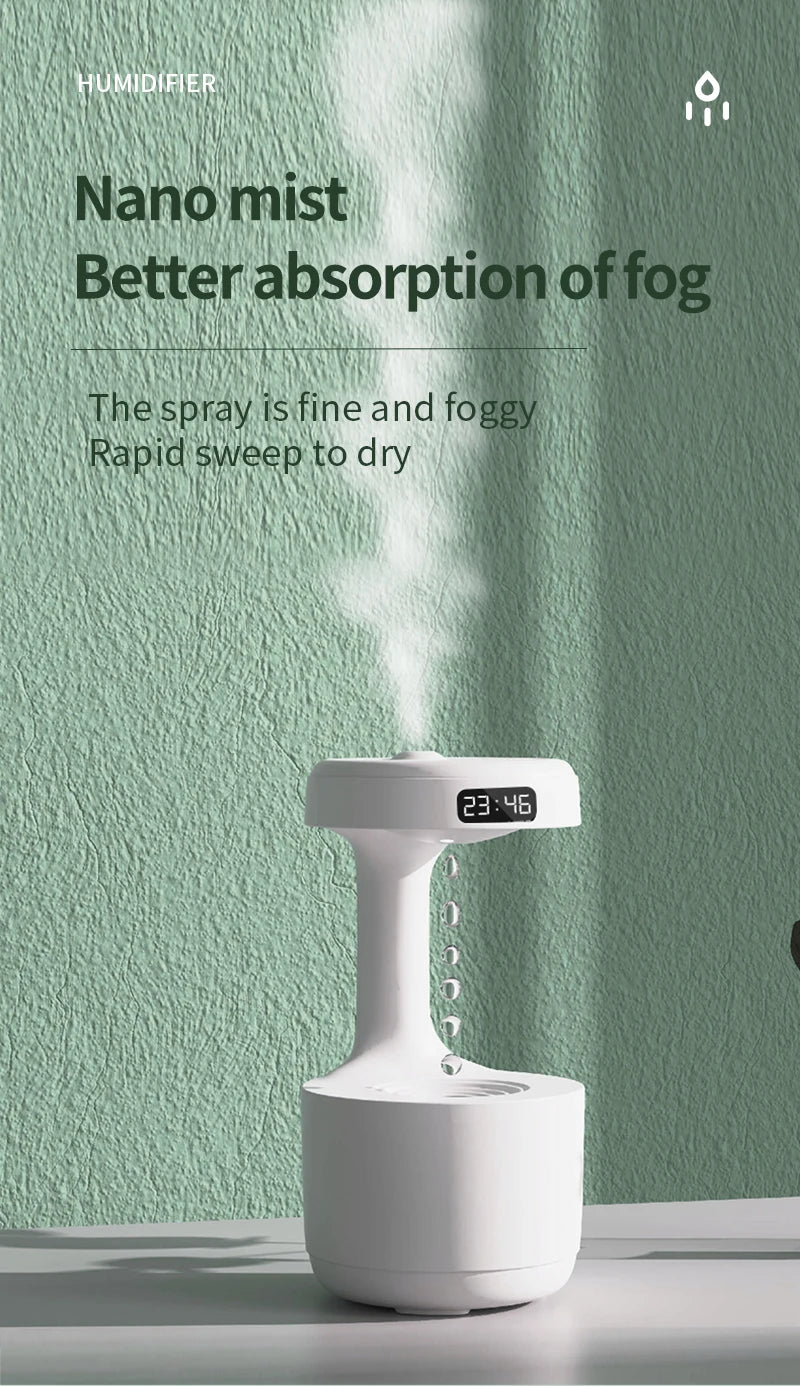 Anti-Gravity Water Drop Humidifier