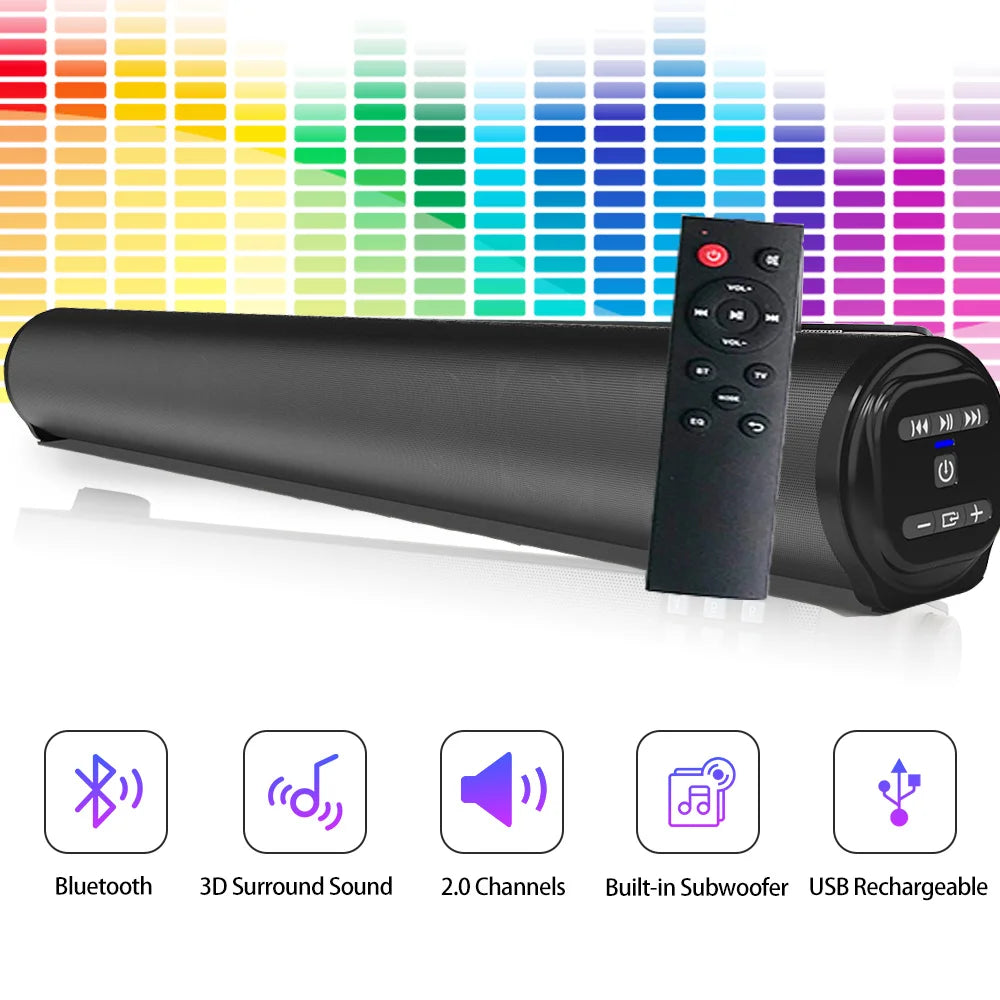 New Wireless Bluetooth Sound Bar Speaker