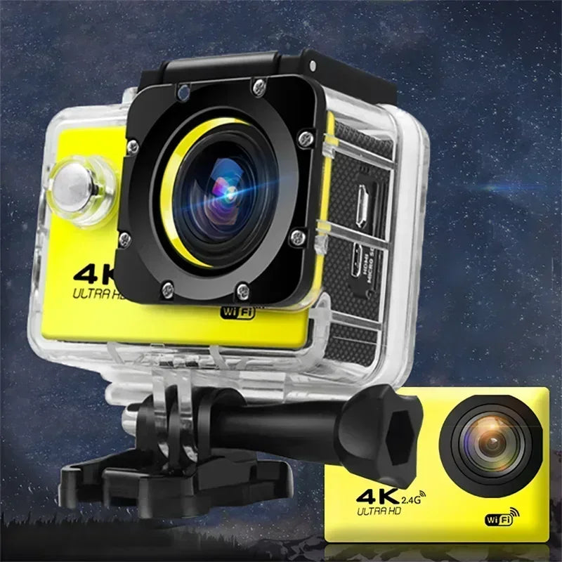 HD 4K / 30fps WiFi 2.0" 140D Underwater Waterproof Cam