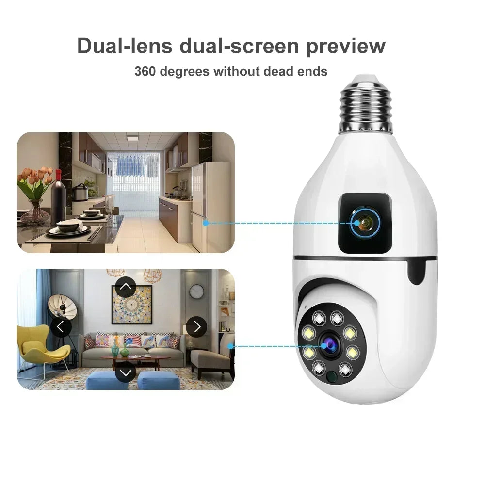 New 8MP E27 Bulb WIFI Camera