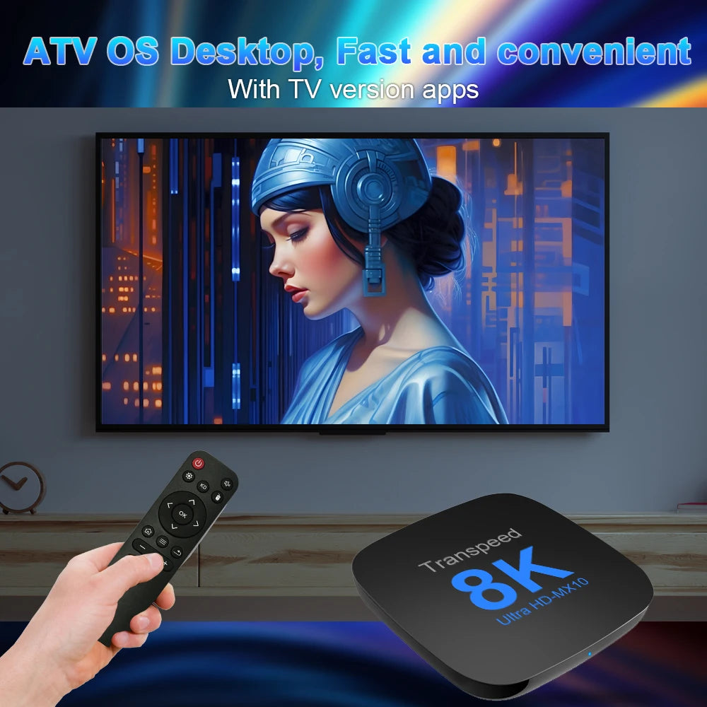 New Transpeed ATV Android 13 TV Box