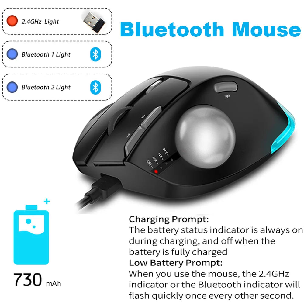 Lefon F33 Trackball Mouse