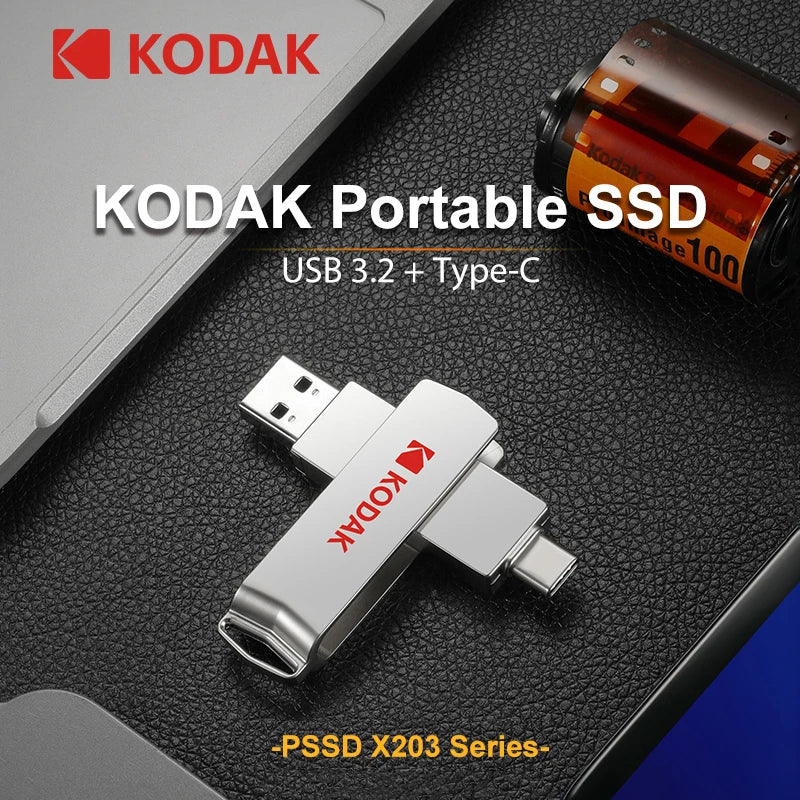 KODAK 1tb Portable SSD External Hard Drive