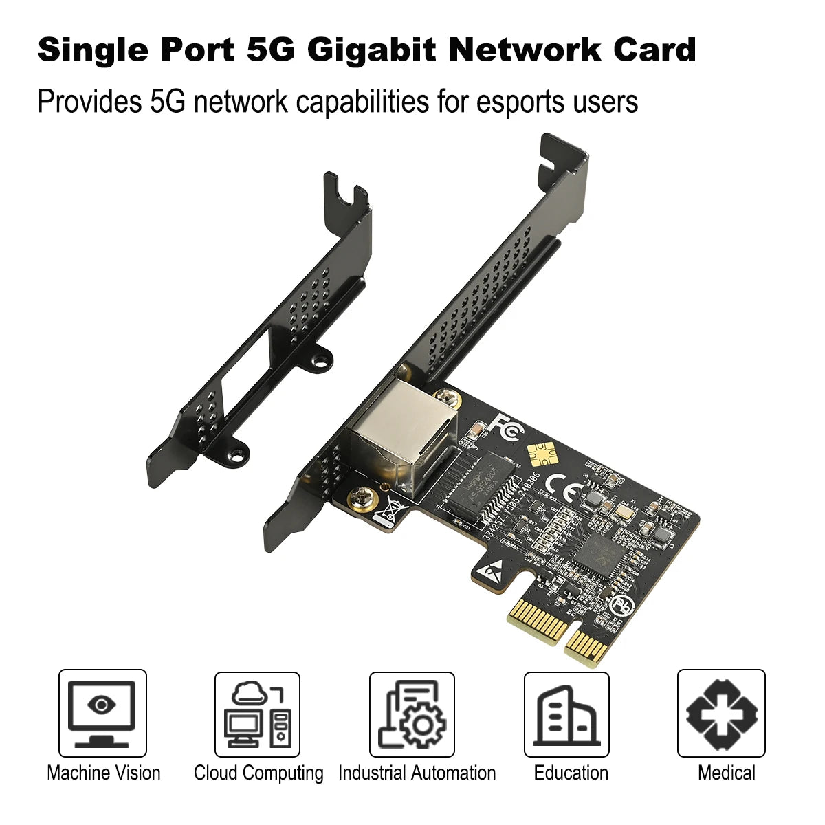 RTL8126 Chip Gigabit Ethernet PCI Express Network Card