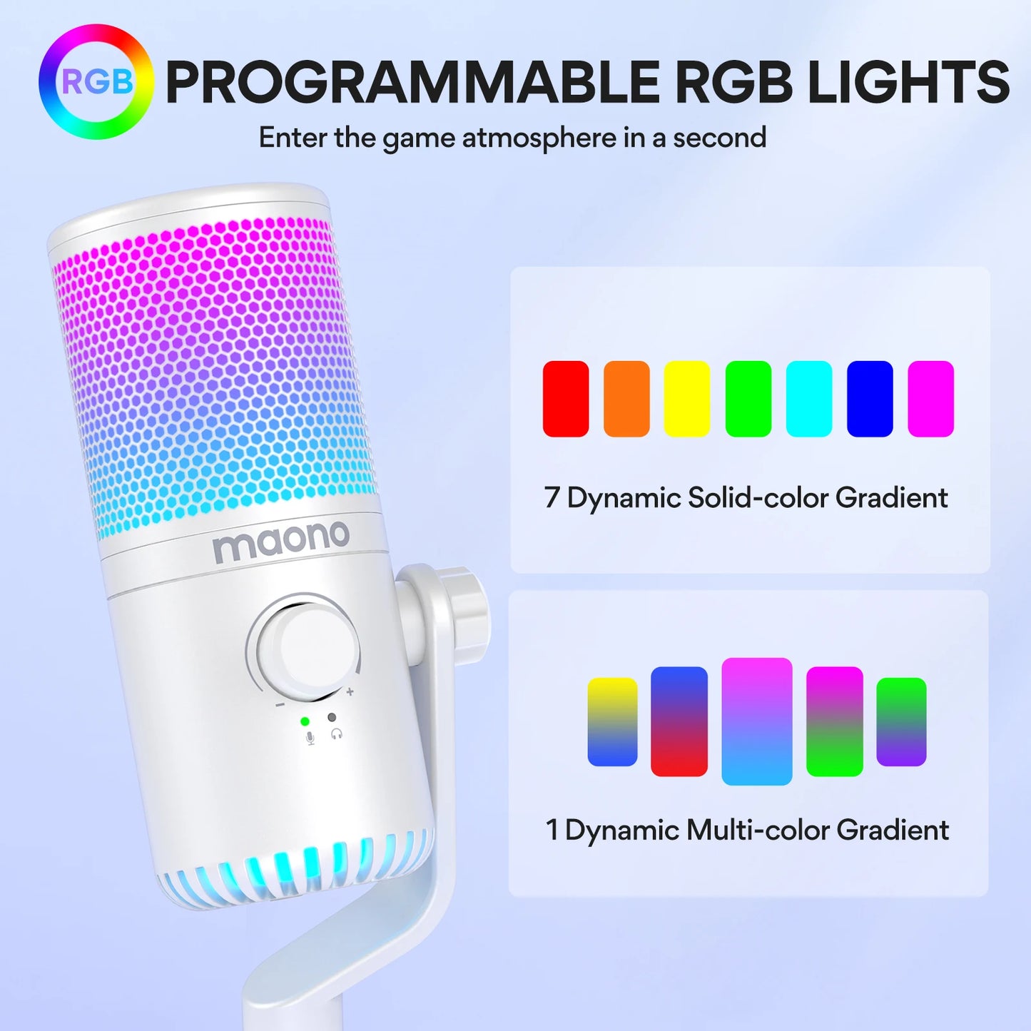 New Maono DM30 RGB USB Microphone