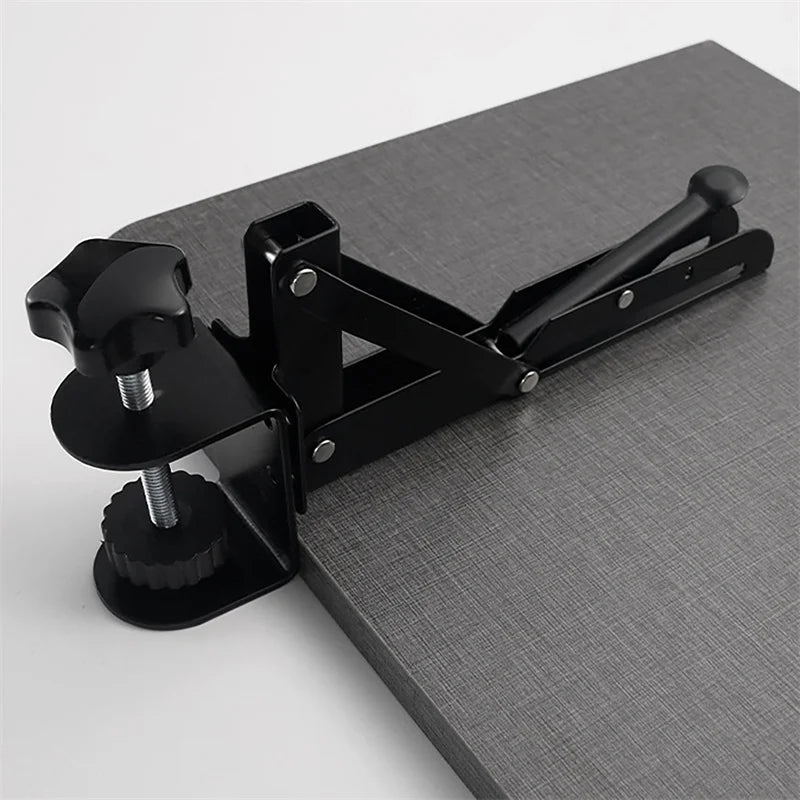 Folding Clip Hardware Keyboard Shelf under Desk Clamp