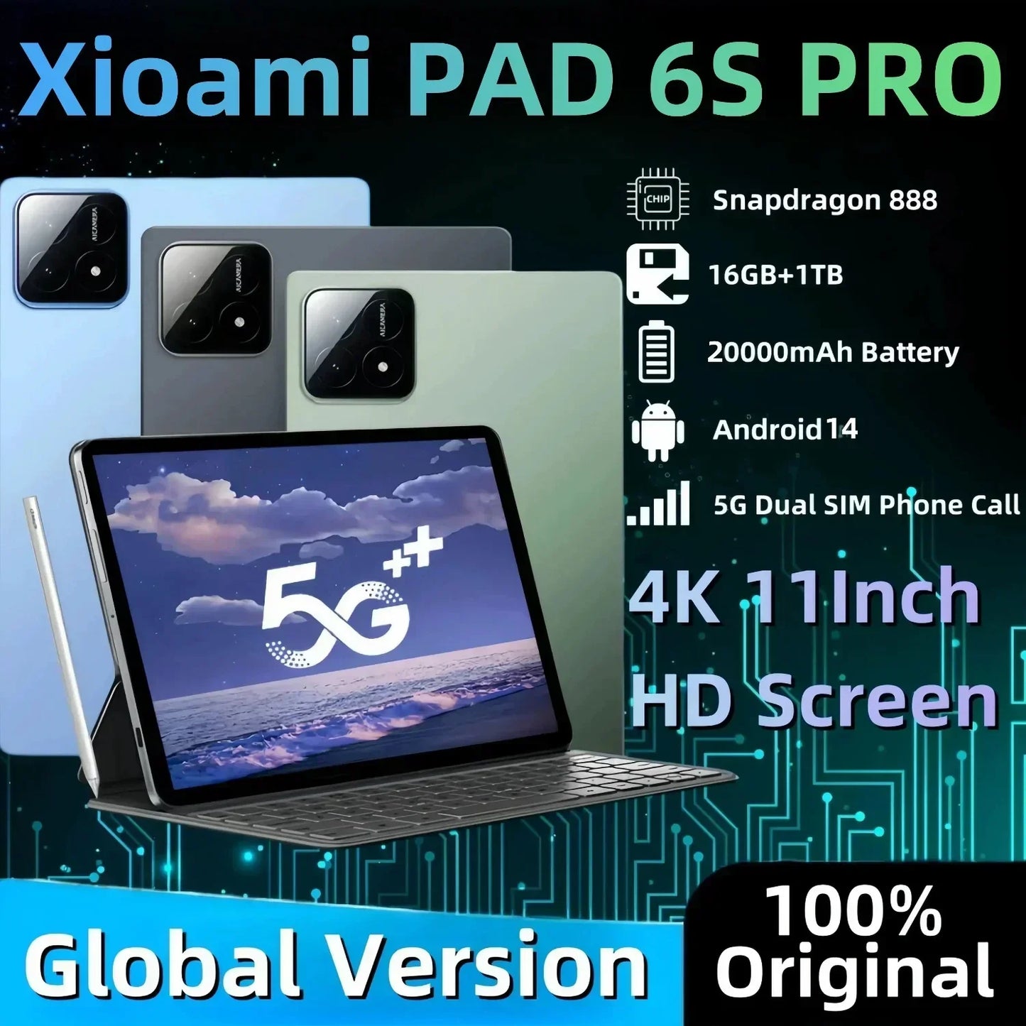 Global Version Original Xioami 6S Pro Tablet