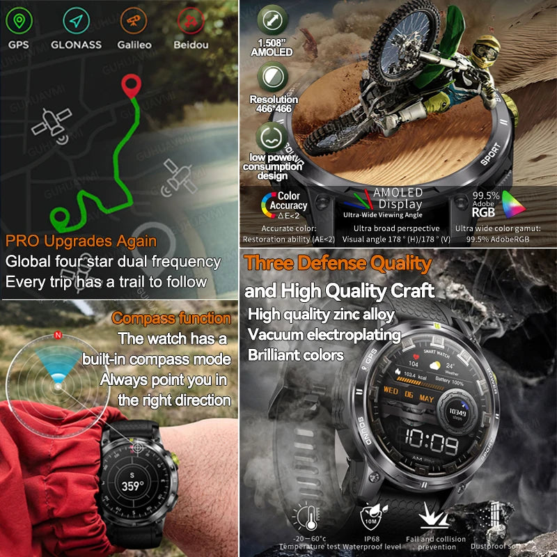 New GPS Outdoor Professional Sports Smart Watch