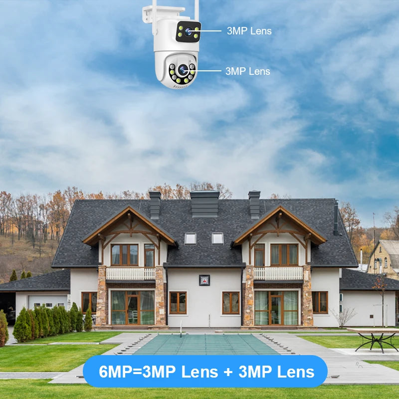 Smar 6MP PTZ WiFi IP Camera