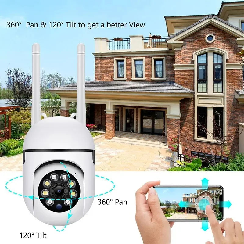 1080P HD PTZ 2.4G WIFI IP Camera