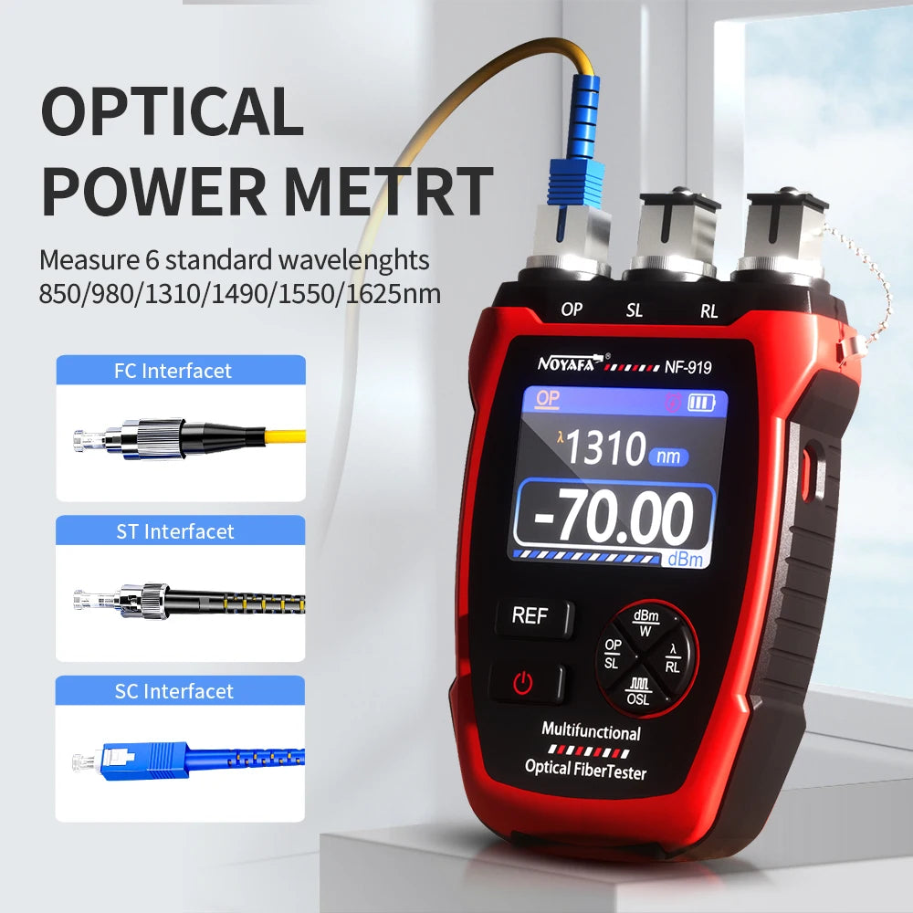 NF-919 Mini Optical Power Meter Visual Fault Locator Network Cable Test