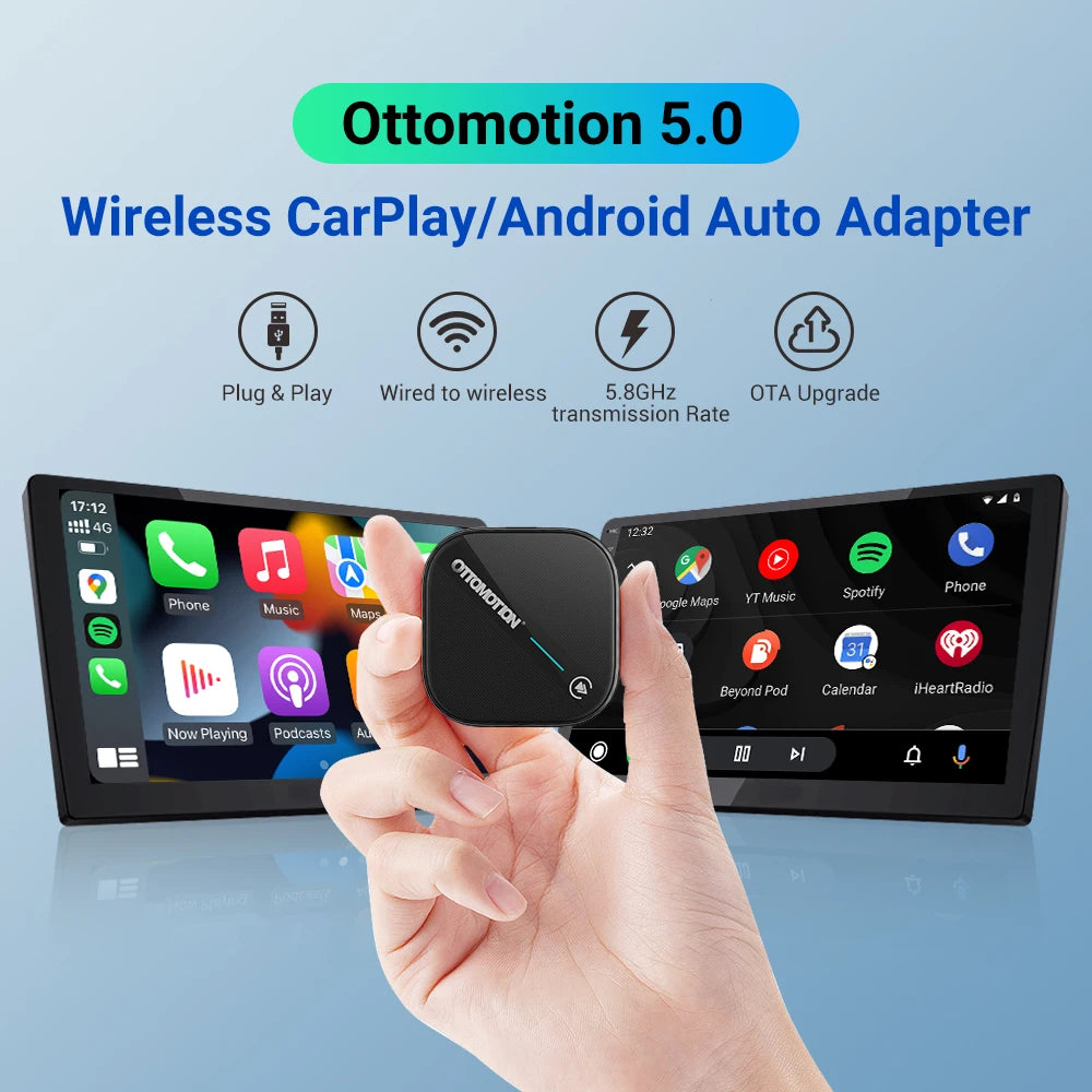 2024 Wireless Android Auto CarPlay Adapter