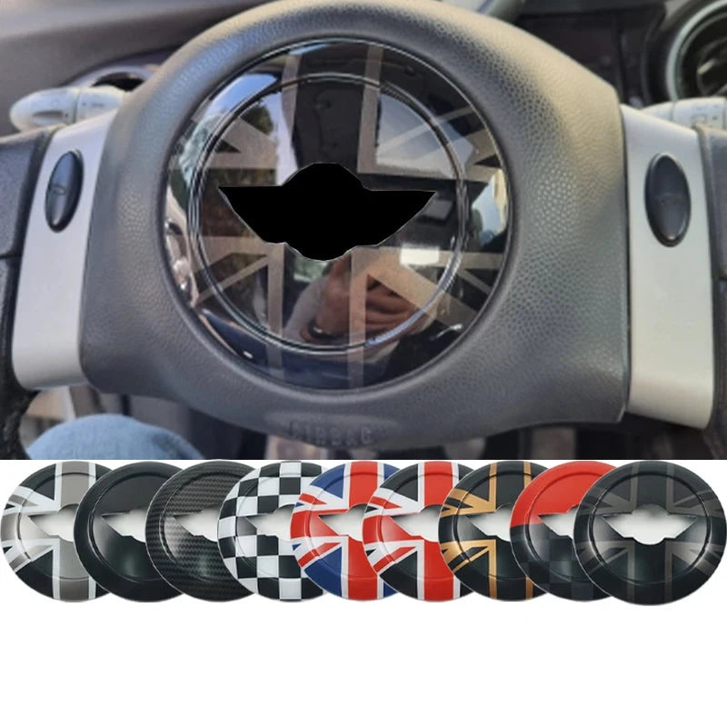 Union Jack Steering Wheel Center Panel Car Sticker