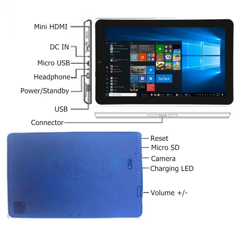 10.1 '' X5-Z8350 CPU Windows 10/8  Z3735F Tablet