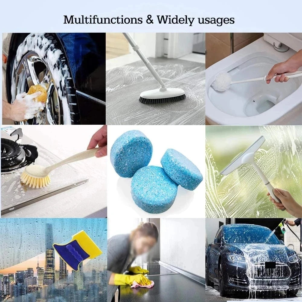 Auto Wiper Glass Solid Cleaning Concentrated Tablets Detergent