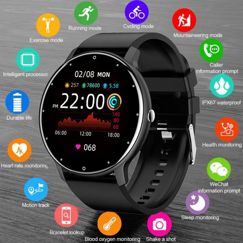 New Fitness Tracker IP68 Waterproof Bluetooth Smartwatch