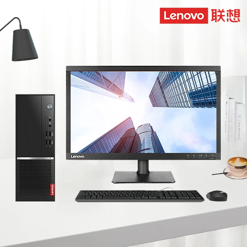 New Win10+27 inch monitor ThinkCentre  desktop